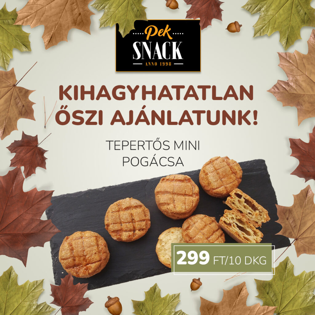 Ropogós hírünk van! Október 16. és 29. között!